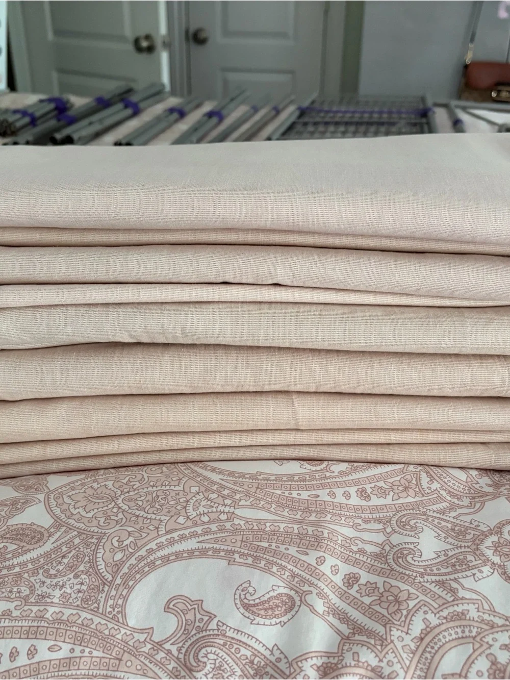 IKEA Pale Pink Curtain Panels Pair